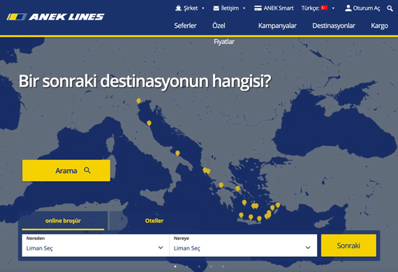 anek-lines-website